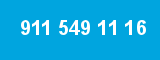 911 549 11 16 911 549 11 16